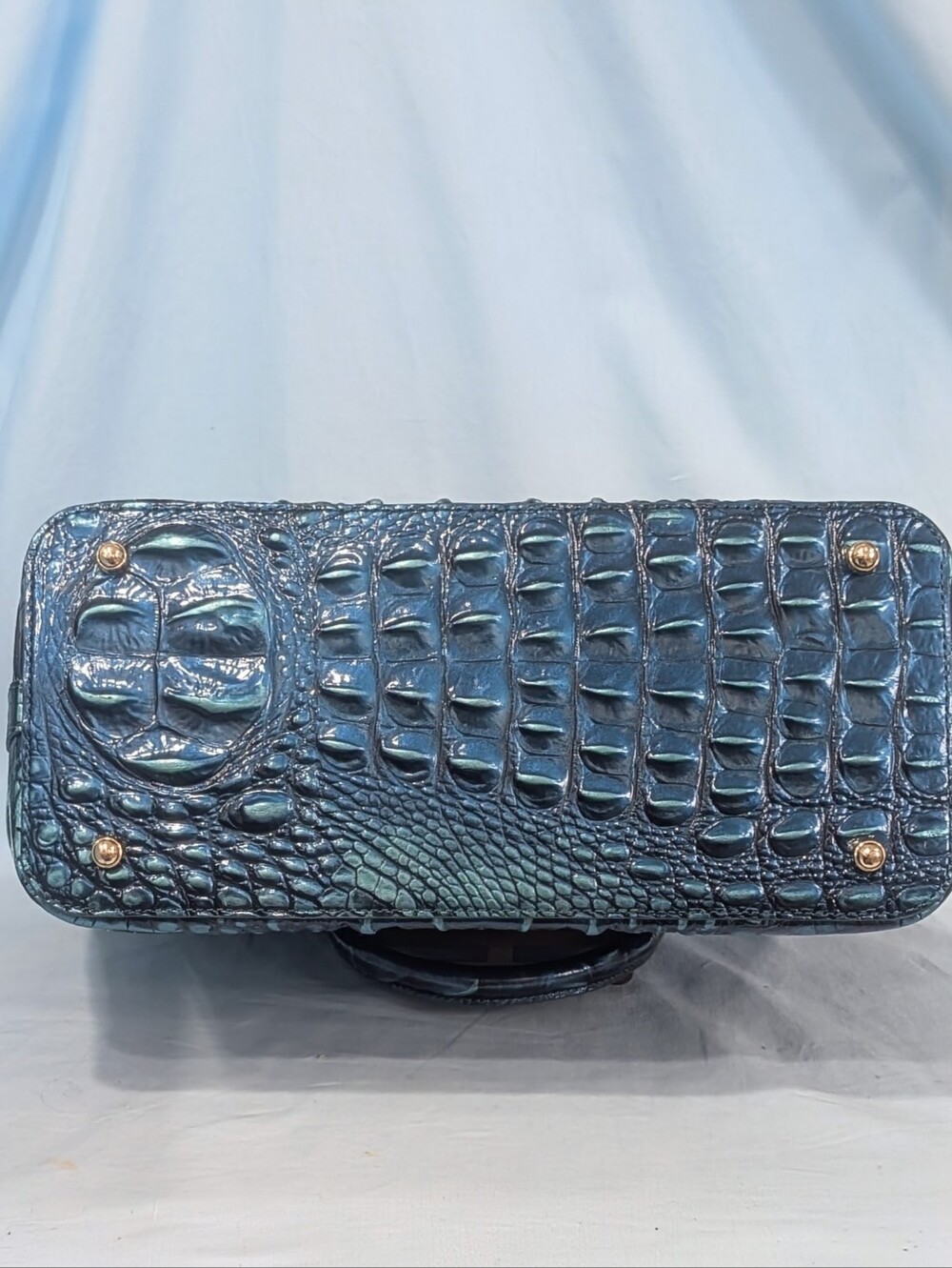 🔷 VEUC Brahmin Duxbury in Blue Patina - Picture 3 of 8